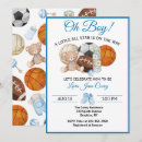 Search for all star baby shower invitations Little slugger
