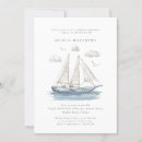 Search for yacht bridal shower invitations Watercolor