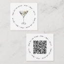 Search for martini business cards Modern