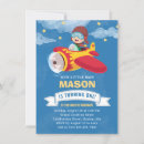 Search for aeroplane party invitations First