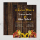 Search for floral rehearsal dinner invitations Rustic