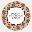 Search for gingerbread cookie stickers Rustic
