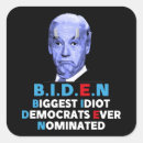 Search for idiots stickers Biden
