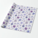 Search for purple snowflakes wrapping paper Pattern
