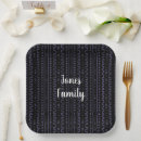 Search for family reunion plates Black and white