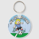 Search for soccer design key rings Funny