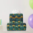 Search for peacock blue wrapping paper Teal