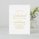 Search for foil rehearsal dinner invitations Minimal