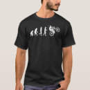Search for human evolution tshirts Bike