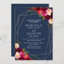 Search for burgundy and navy wedding invitations Blue