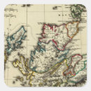 Search for ancient map stickers Engraved