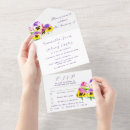 Search for pansy invitations Watercolor