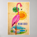 Search for vintage flamingo posters Beach