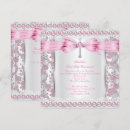 Search for silver cross first communion invitations Pink