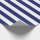 Search for navy blue and white stripes wrapping paper Striped