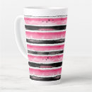 Search for pink and black striped mugs Stripes