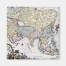 Search for antique maps magnets Decorative
