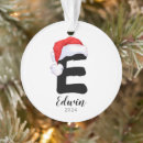 Search for letter e christmas tree decorations Simple