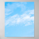 Search for sky blue background posters White