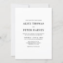 Search for ceremony wedding invitations Typography