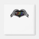 Search for gothic love square magnets Spooky cute