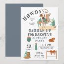 Search for cowboy birthday invitations Cactus