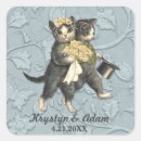 Search for cat wedding stickers Cute