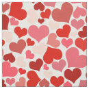 Search for red heart fabric I love you