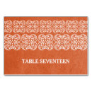 Search for orange table cards Chic