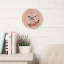 Search for christmas pink clocks unique