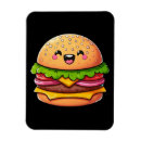 Search for burger magnets Kawaii