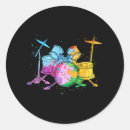 Search for percussion instrument stickers Drummer