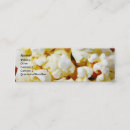 Search for popcorn business cards Snacks
