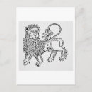 Search for lion illustration postcards Italian