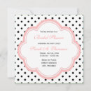 Search for polka dot bridal shower invitations Pretty