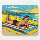Search for pinup mousepads Beach