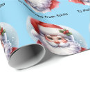 Search for blue santa wrapping paper Boy