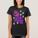 Search for cat walks all over me tshirts Funny