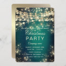 Search for green gold corporate christmas invitations Festive