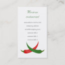Search for mexican restaurant business cards Spicy