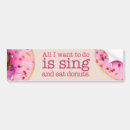 Search for sings bumper stickers Singer