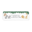 Search for jungle return address labels Wild one