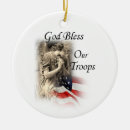 Search for bless by god christmas tree decorations Military
