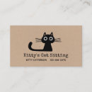 Search for kitty business cards Pet sitter