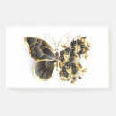 Search for butterfly post it notes Gold