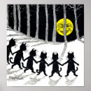 Search for cat full moon posters Kitten