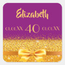 Search for purple bow stickers Gold