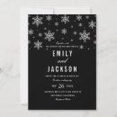 Search for white snowflake invitations Modern