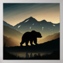 Search for black bear silhouette Minimalist