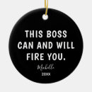 Search for funny boss christmas tree decorations Manager